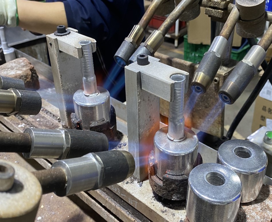 自动铝钎焊加工图例